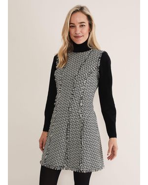 Phase Eight Arie Tweed Mini Dress - Grey