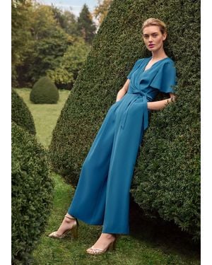 Phase Eight Julissa Wide Leg Jumpsuit - Blue