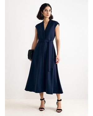 Phase Eight Julie Fit And Flare Midi Dress - Blue