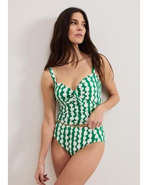 Phase Eight Lara Print Tankini Bottom - Green