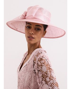 Phase Eight Bow Detail Hat - Pink