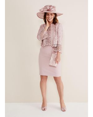 Phase Eight 's Ulrica Tapered Suit Trouser - Pink