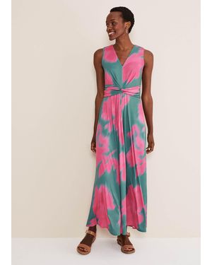 Phase Eight Madison Abstract Maxi Dress - White