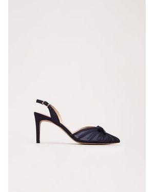 Phase Eight Grosgrain Heels - Natural
