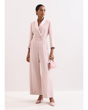 Phase Eight Mirella Tux Jumpsuit - Pink