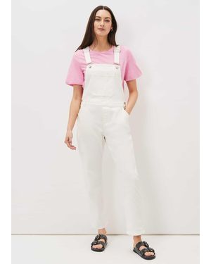 Phase Eight Khari Denim Dungarees - White