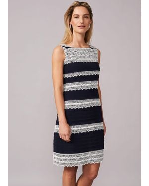 Phase Eight Priyanka Layered Dress - Blue