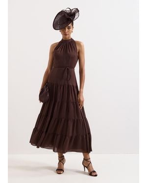 Phase Eight Nita Maxi Dress - Brown