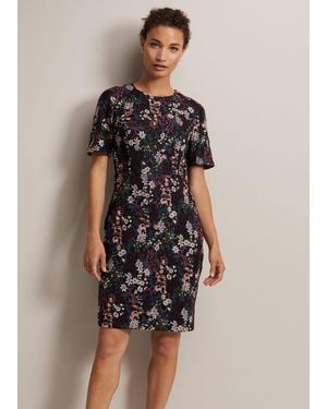 Phase Eight Keshia Floral Embroidered Mini Dress - Multicolour