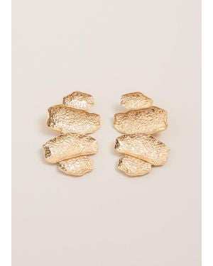 Phase Eight Textured Statement Earrings - Natural