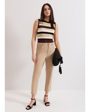 Phase Eight Lindsey Cropped Straight Leg Jean - White