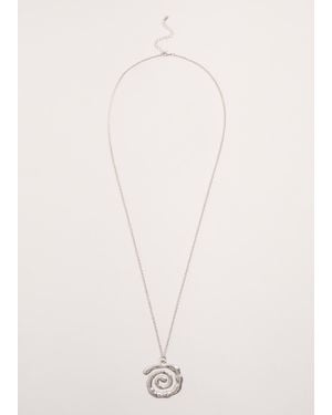 Phase Eight Long Swirl Pendant - Natural
