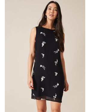 Phase Eight Hina Embroidered Dress - Blue