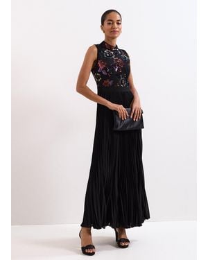 Phase Eight Lela Sequin Maxi Dress - White