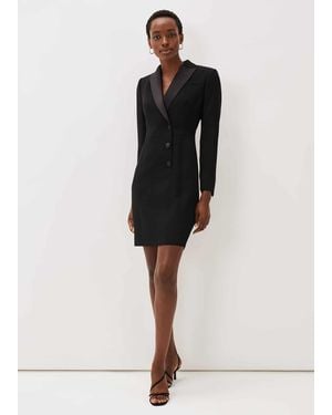 Phase Eight Lolicia Tuxedo Dress - Black