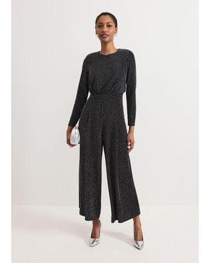 Phase Eight Sasha Sparkle Jumpsuit - White