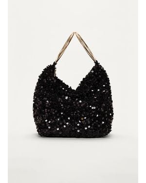 Phase Eight Sequin Embellished Bag - Black