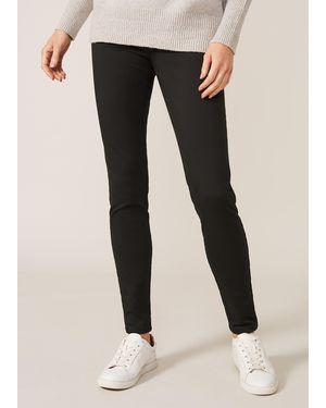 Phase Eight Amina Double Zip Skinny Jeggings - Black