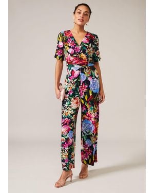 Phase Eight Ambree Rose Bloom Floral Jumpsuit - Multicolour