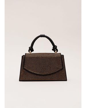 Phase Eight Embellished Mini Tote - Brown