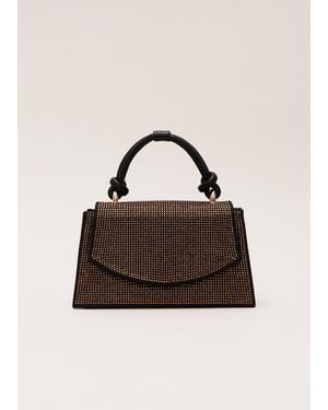 Phase Eight Embellished Mini Tote - Brown