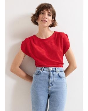 Phase Eight Rina Drape Textured Sleeveless Top