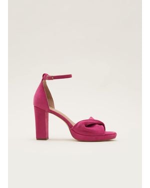 Phase Eight Twist Strap Platform Shoe - Pink