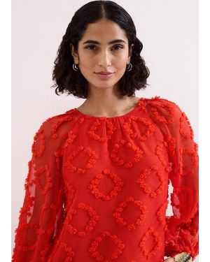 Phase Eight Shayla Blouse - Red