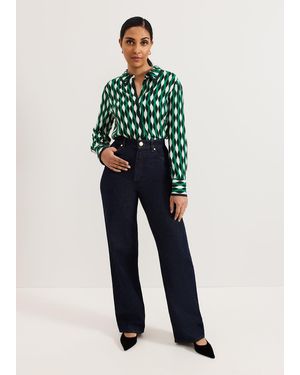 Phase Eight Frankie Straight Leg Jean - Blue