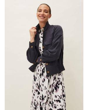 Phase Eight Pandora Shacket - Black