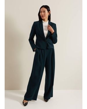 Phase Eight Arabella Crop Blazer - Blue