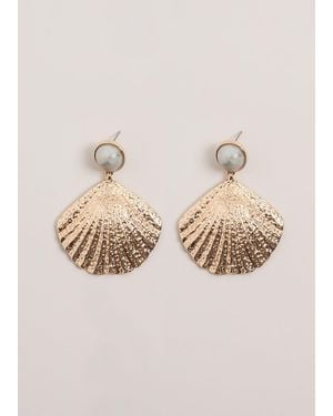 Phase Eight Shell Earrings - Natural