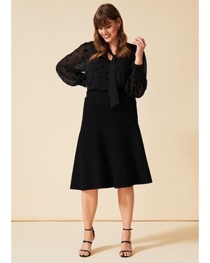 Phase Eight Francis Knitted Skirt - Black