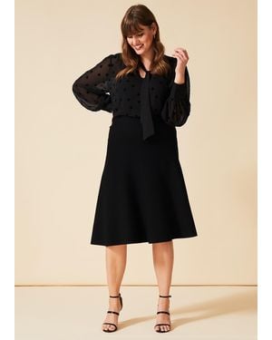 Phase Eight Francis Knitted Skirt - Black