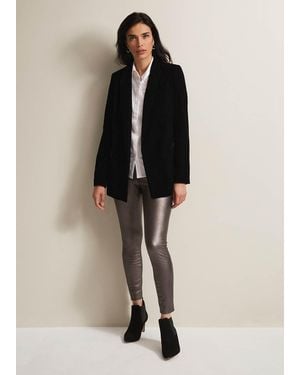 Phase Eight Amina Faux Leather Jeggings - Natural