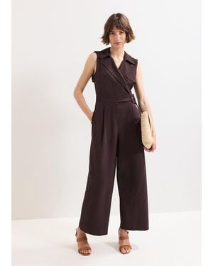Phase Eight Janita Chocolate Jumpsuit - Brown
