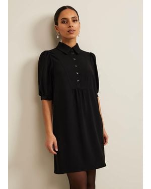 Phase Eight Petite Claudia Pearl Dress - Black