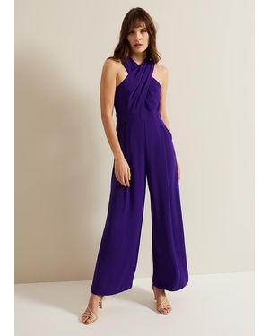 Phase Eight 's Andrea Tapework Dress - Purple