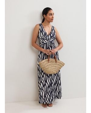 Phase Eight Petite Artemis Squiggle Dress - White