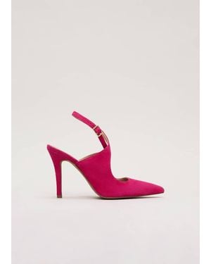 Phase Eight Cross Over Ankle Shoes - Pink