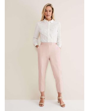 Phase Eight Ulrica Straight Leg Trousers - Pink