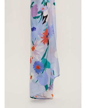 Phase Eight Wild Utopia Light Weight Scarf - Blue
