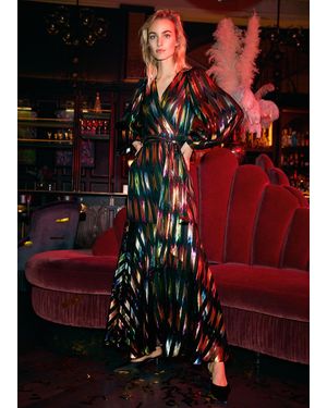 Phase Eight Ellia Shimmer Dress - Red