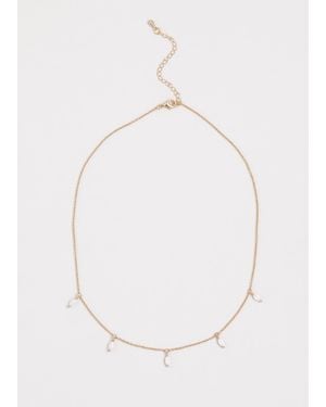 Phase Eight Delicate Stone Necklace - White