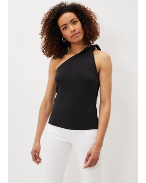 Phase Eight Adelyn One Shoulder Top - Blue