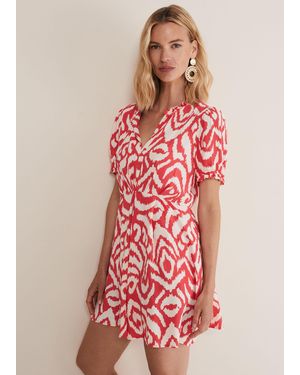 Phase Eight 's Rolanda Printed Playsuit - Red