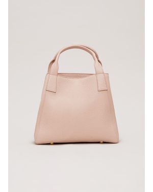 Phase Eight Mini Leather Tote Bag - Natural