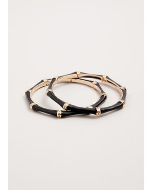Phase Eight Enamel Bangle Pack - Natural