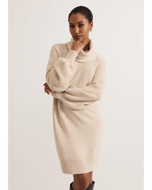 Phase Eight Dahlie Shimmer Dress - Natural