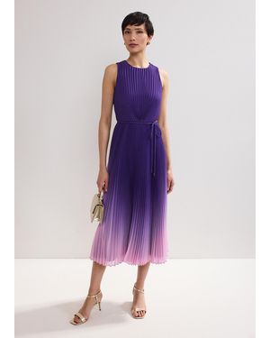 Phase Eight Simara Ombre Midi Dress - Purple